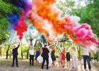 Цветной дым для свадьбы в Астрахани