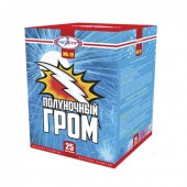 Полуночный гром 25 х 0,8" - Батареи салютов купить в Астрахани