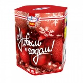 С новым годом 19 x 1,2" - Салюты и фейерверки на 19 залпов купить в Астрахани